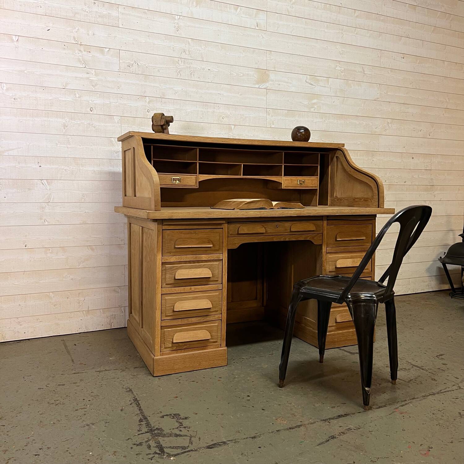 American oak desk 1950