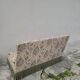 Louis Philippe style floral decor sofa bench from the nap period