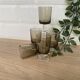 Set of 5 Luminarc Sweden smoked liqueur glasses