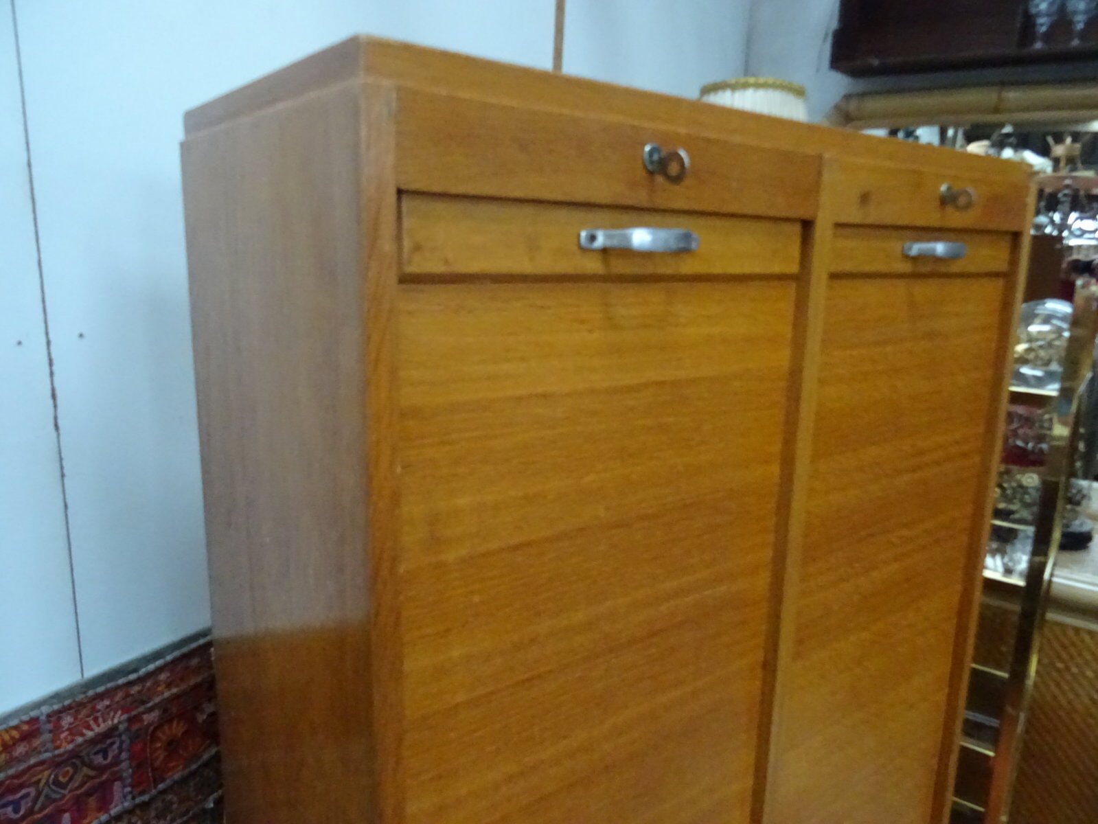 Double curtain binder