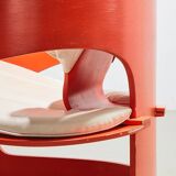 Joe Colombo Pair of Early 4801 Lounge Chairs for Kartell Italy 1964