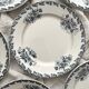 6 flat ironware plates "Albert" AG Clairefontaine
