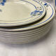 Set of 10 old plates PB Rochechouart Limoges