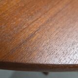 1960 stamped round teak dining table