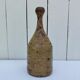 Vintage pyrite stoneware soliflore vase