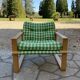 Vintage pine armchair