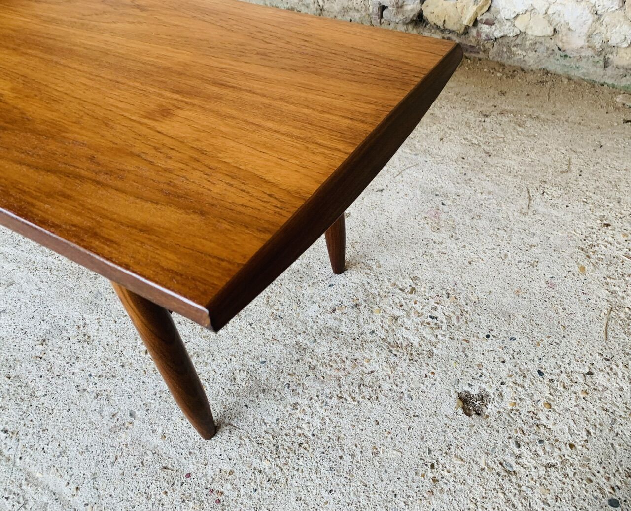 Vintage Danish teak coffee table, circa 1960's