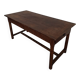 Rustic monastery farmhouse table, antique, 19th century, made of walnut.