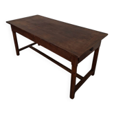 Table de ferme monastère rustique ancienne fabrication 19éme en noyer