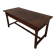 Rustic monastery farmhouse table, antique, 19th century, made of walnut.