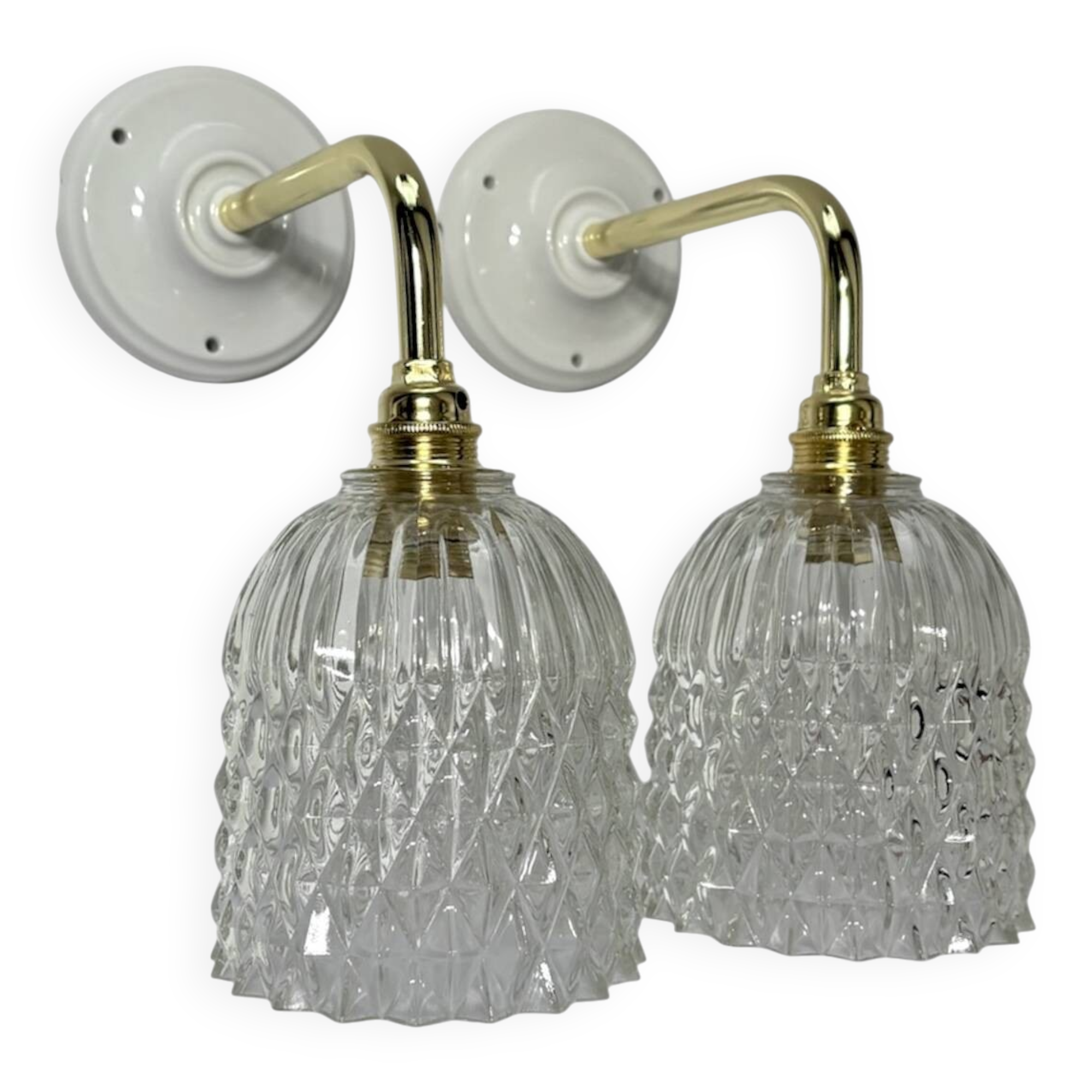 Pair of vintage wall sconces
