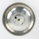 Space age wall lamp by Staff Leuchten in aluminum, Flush Light, 1960-70s