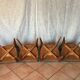 Suite of 4 chairs 50s skai