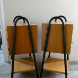 Pair of boarding bedsides 1950s