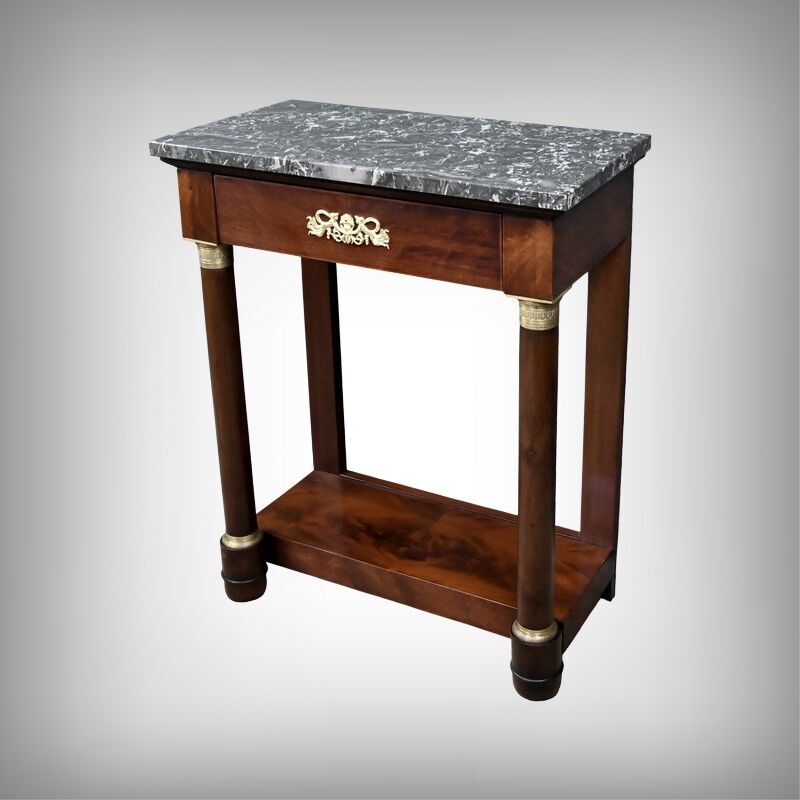 Petite console en acajou, style Empire – XIXe