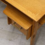 Bureau vintage de Roger Landault en chêne, 1950
