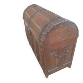 Superb antique carved wooden chest