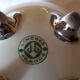 Small old vase with handles in Limoges porcelain.