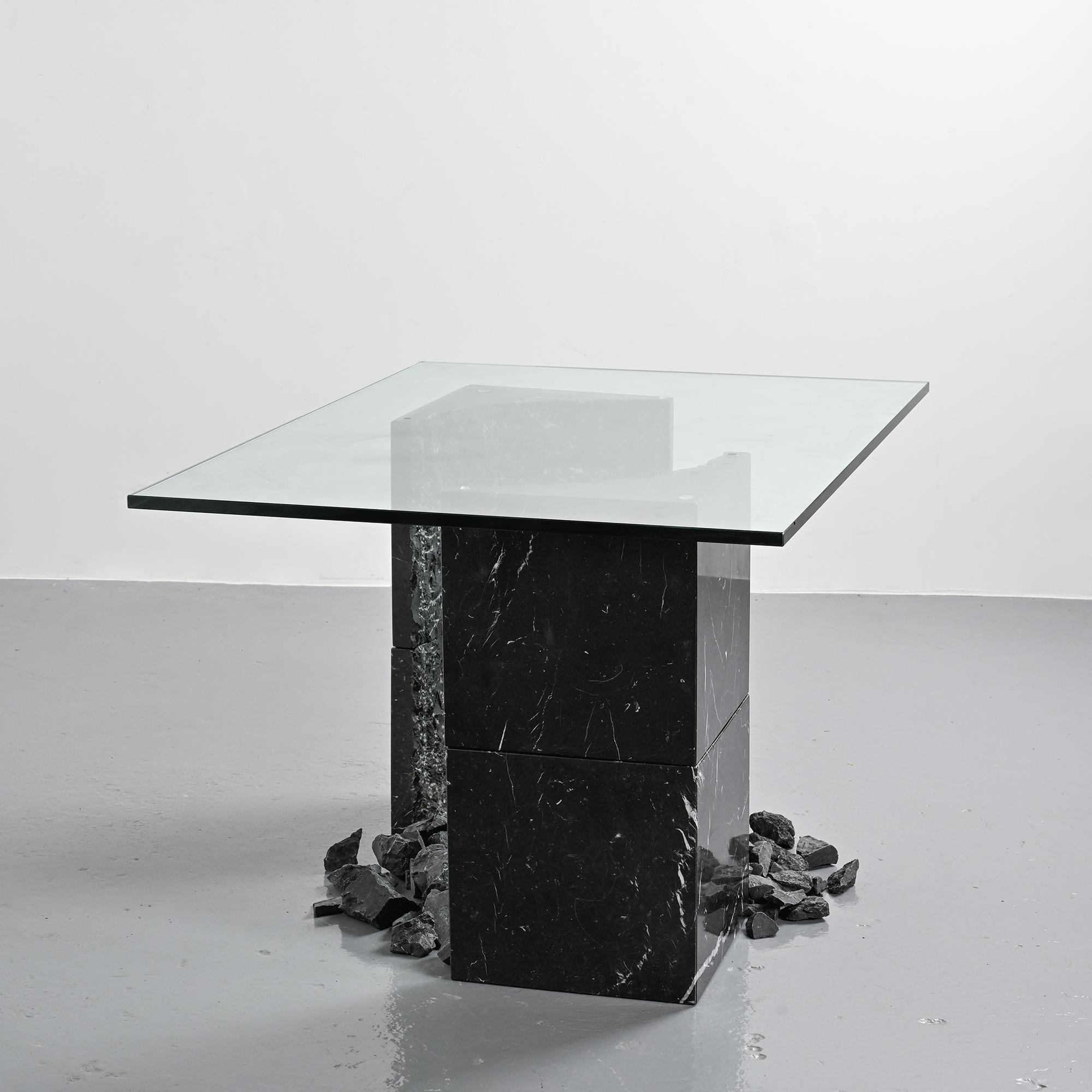 Table "Carrara Quarry" by James Wines for Castigliani, Italy, 1989