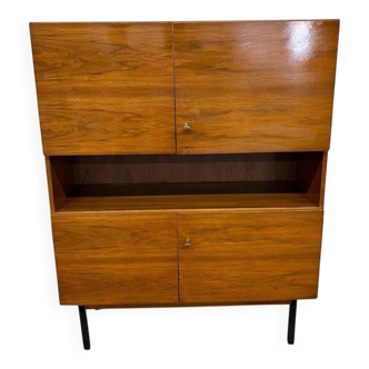 Armoire vintage mi-haute / armoire à étagères / armoire de rangement