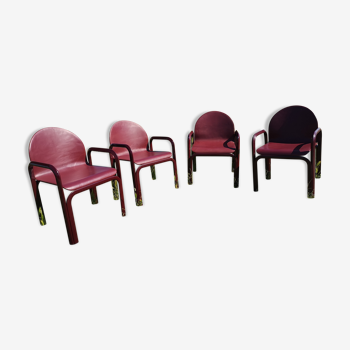 Set of 4 armchairs "Orsay" design Gae Aulenti, Knoll