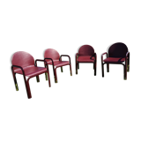 Lot de 4 fauteuils Orsay design Gae Aulenti, Knoll