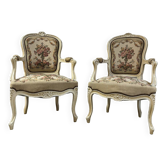 Paire de fauteuils Cabriolet