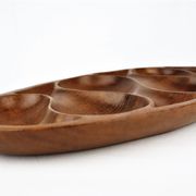Plateau en teck Laur Jensen vintage 1960