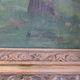 Old painting with gilded / vintage carved frame Frame dimensions: 43 x 31