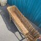 Large vintage bamboo and rattan planter