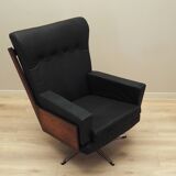 Office leather armchair, Danish design, 1970s, production: Denmark