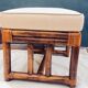 Ottoman bambou vintage