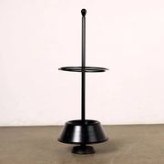 Vintage umbrella stands from the 1970s-80s in enamelled metal, Italy.