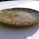 Vintage ceramic plate dish Le Castellet François Lanusé
