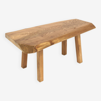 Scandinavian elm coffee table, Sweden, 1970