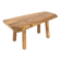 Table basse scandinave en orme, Suède, 1970
