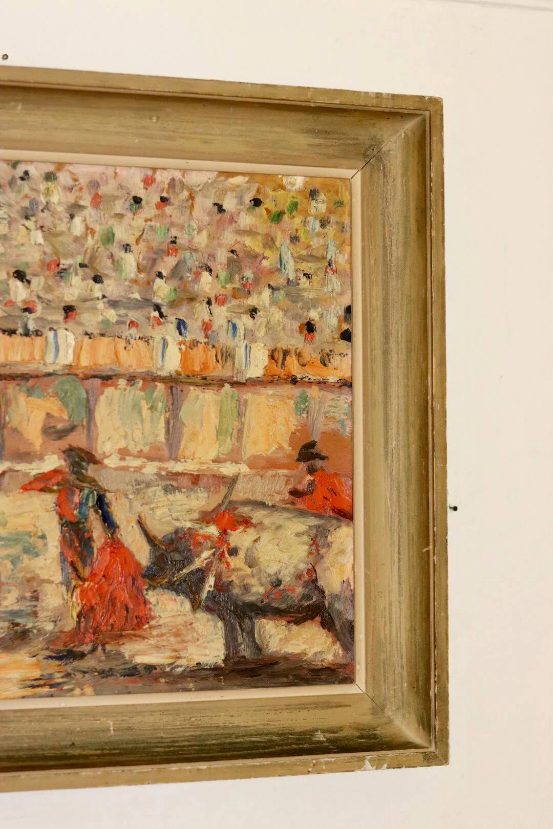 Oil painting on Swedish panel "Matador"