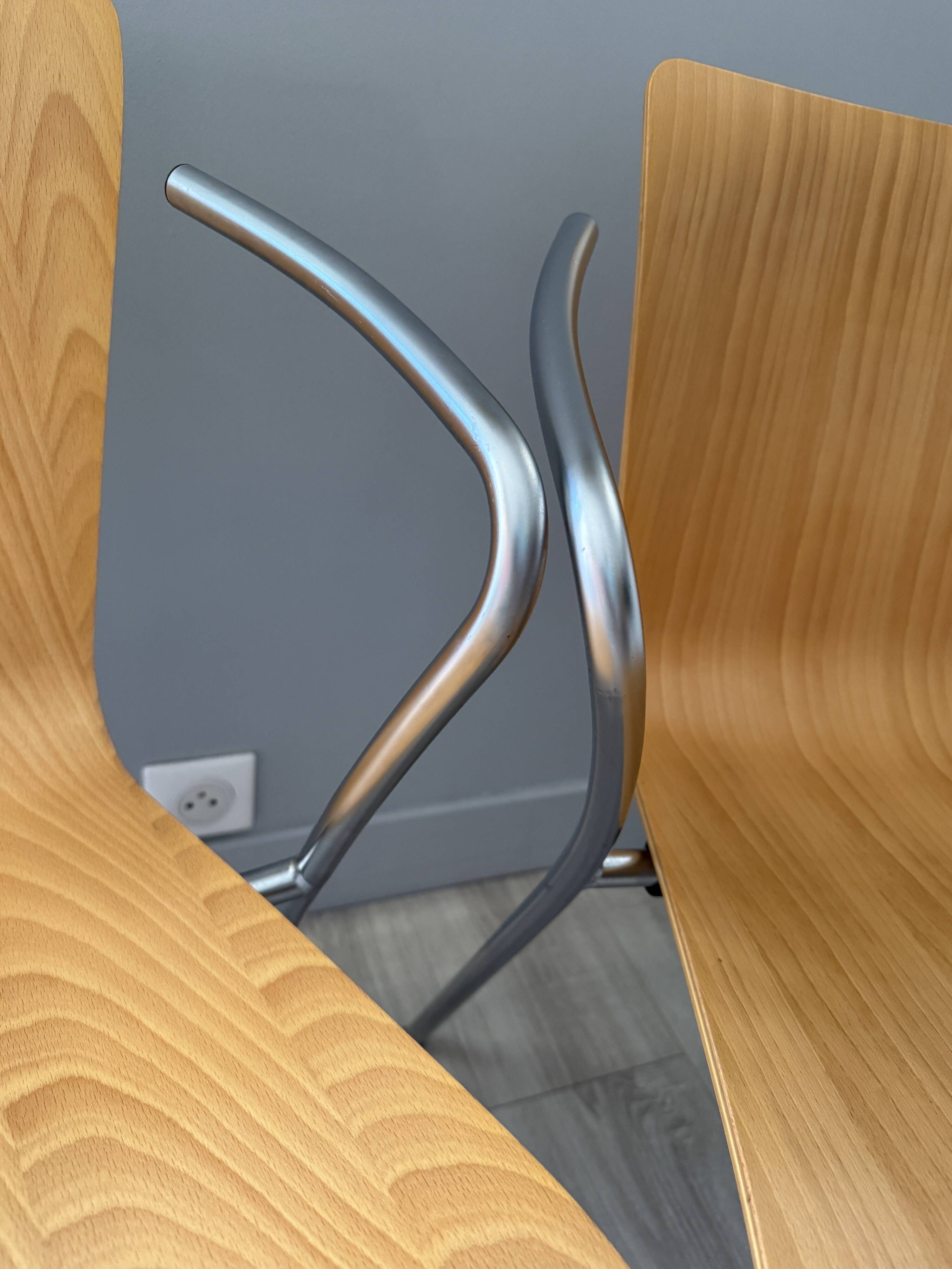 Pair of Vico Duo chairs – Vico Magistretti Fritz Hansen, edition 1997