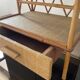 Vintage bar service of the 60s-70s in rattan