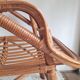 Paire de fauteuils en rotin vintage circa années 70