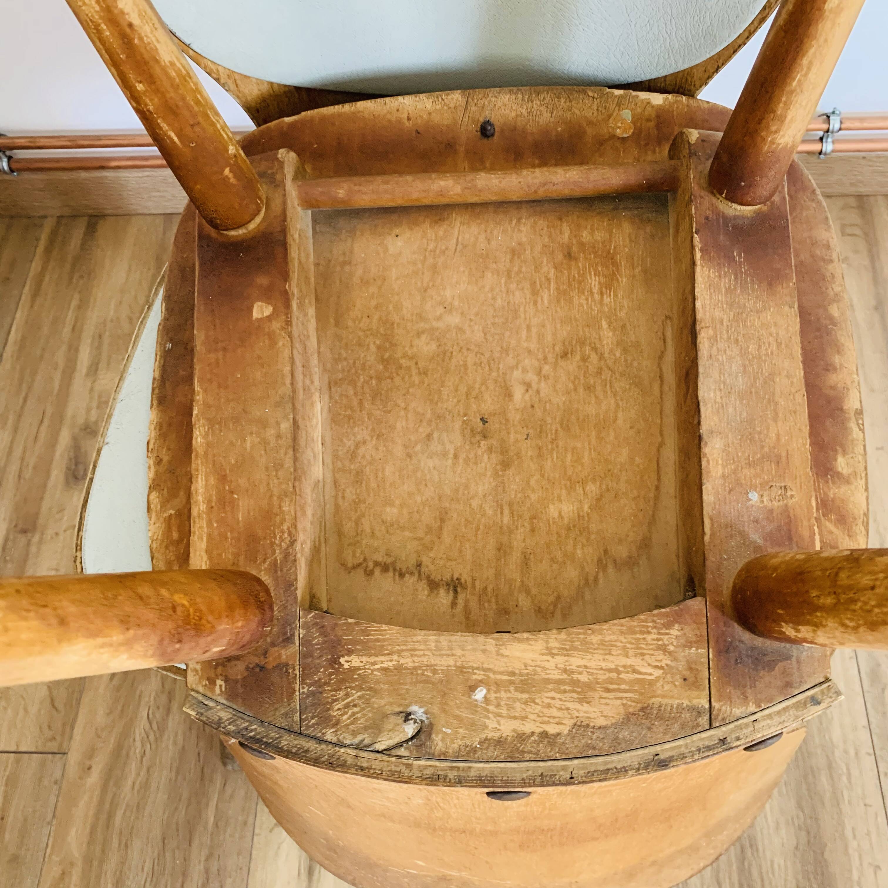 Paire de chaises vintage baumann
