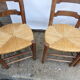 4 straw chairs