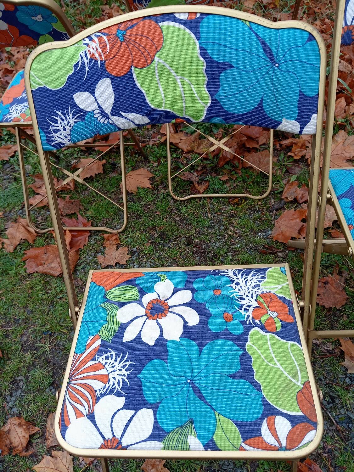 Vintage folding chairs