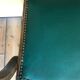 Fauteuil bridge vert années 50