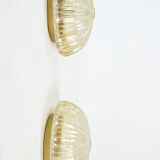 A pair of wall lamps, 1970s