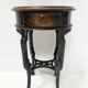 Asian style side table in natural wood, 20th century.