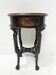 Asian style side table in natural wood, 20th century.