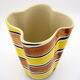 Ceramic handkerchief vase - Poët Laval France - vintage 50s