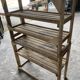 Raw poplar wood shelf