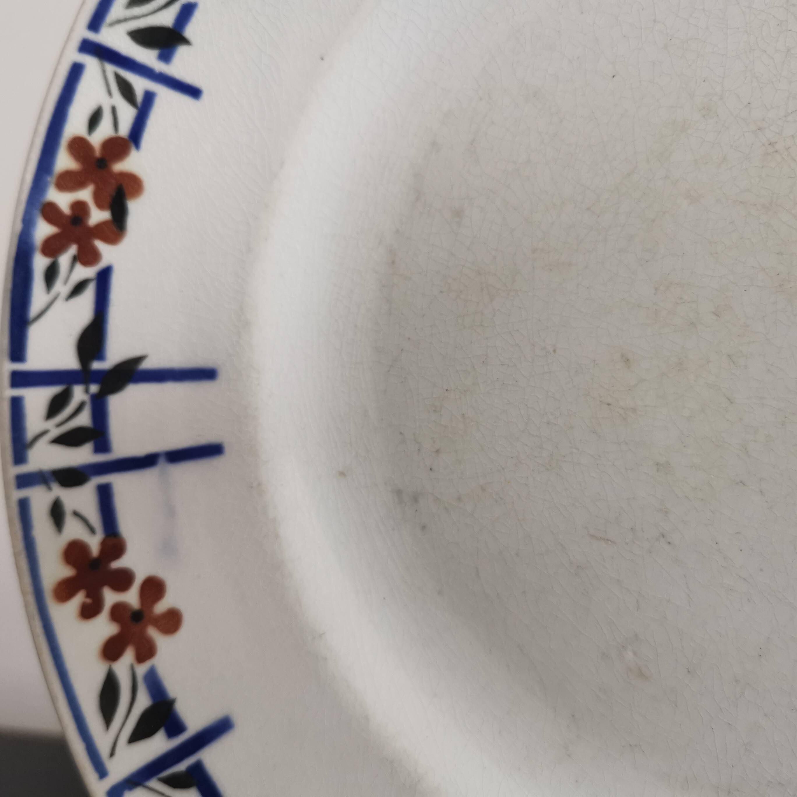 Earthenware soup plates, Moulin des Loups Orchies